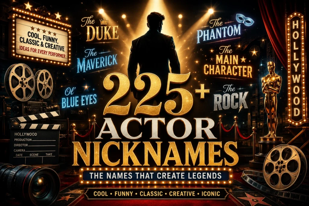 Actor Nicknames