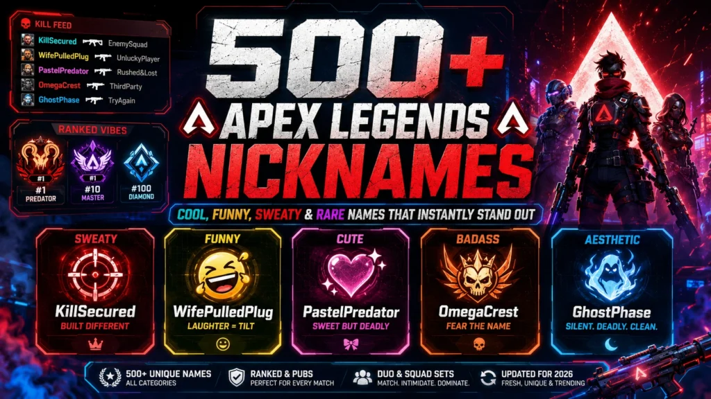 Apex Legends Nicknames