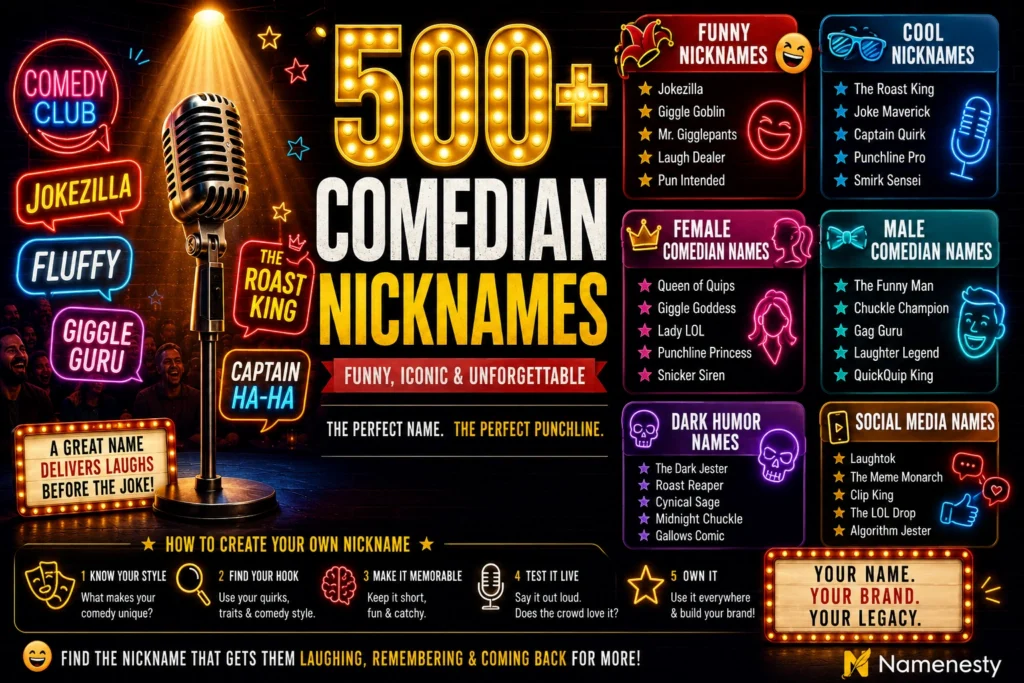  Comedian Nicknames