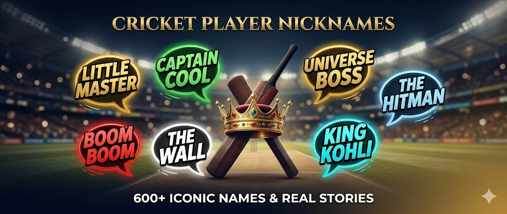 Cricket Player Nicknames.