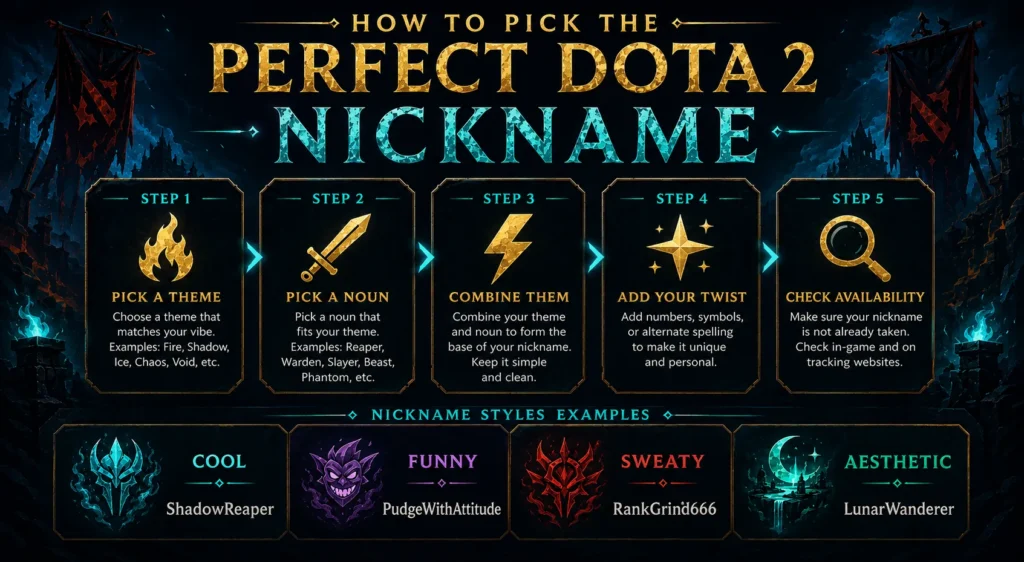 Dota 2 Nicknames,