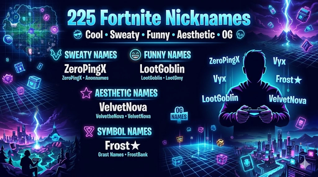 Fortnite Nicknames