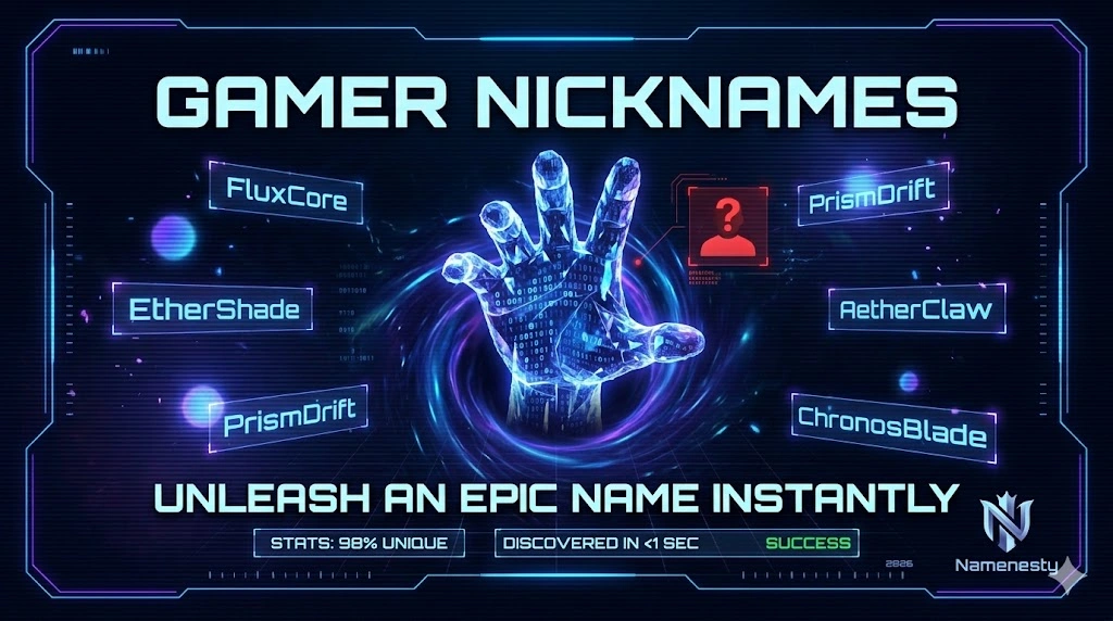Gamer Nicknames