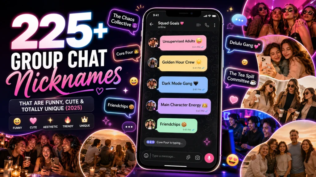 Group Chat Nicknames