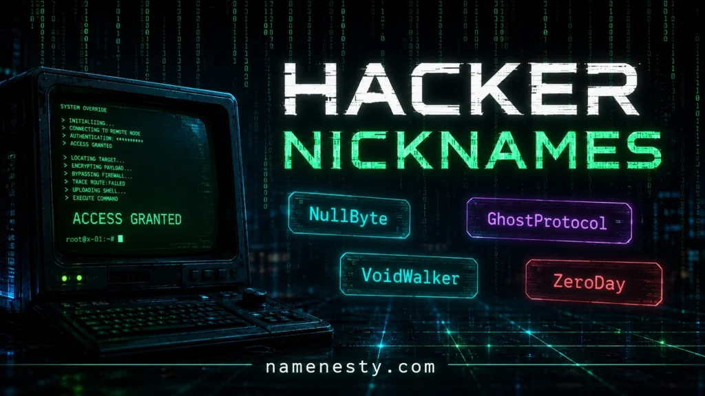 Hacker Nicknames
