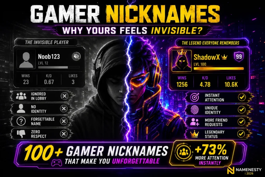 Gamer Nicknames