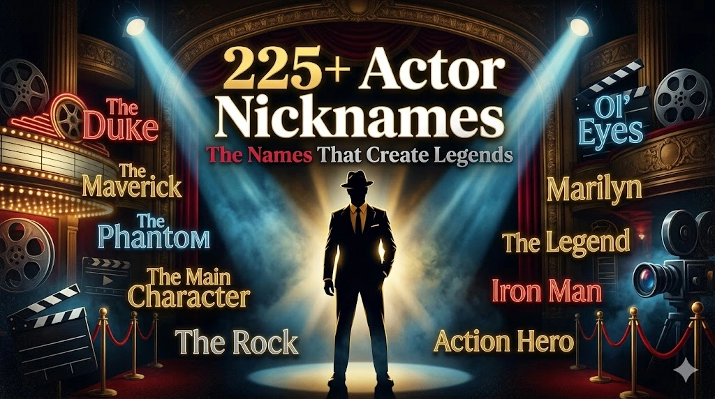 Actor Nicknames,