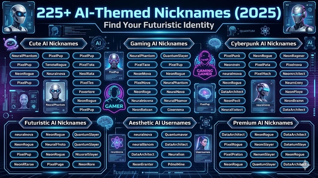 AI-Themed Nicknames