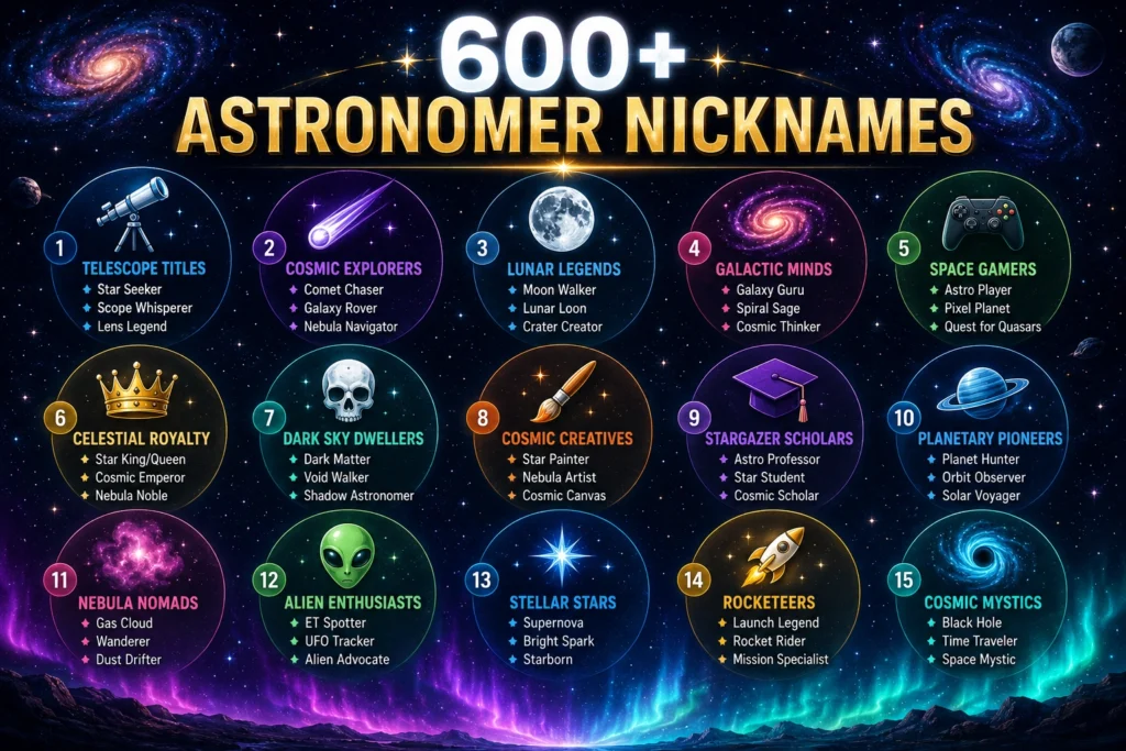   Astronomer Nicknames