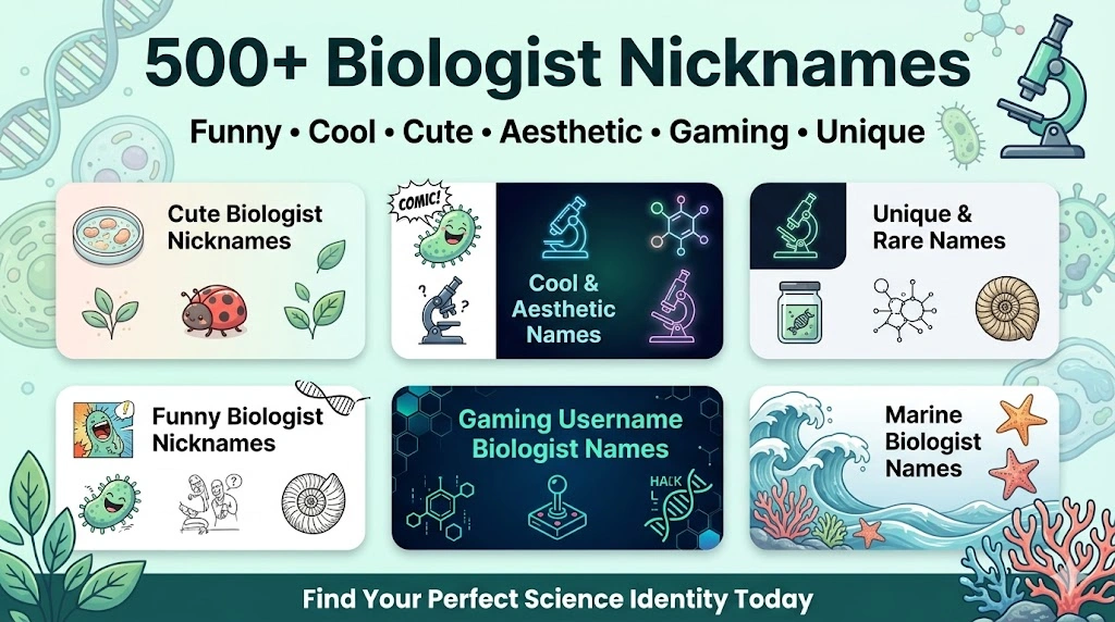 Biologist Nicknames