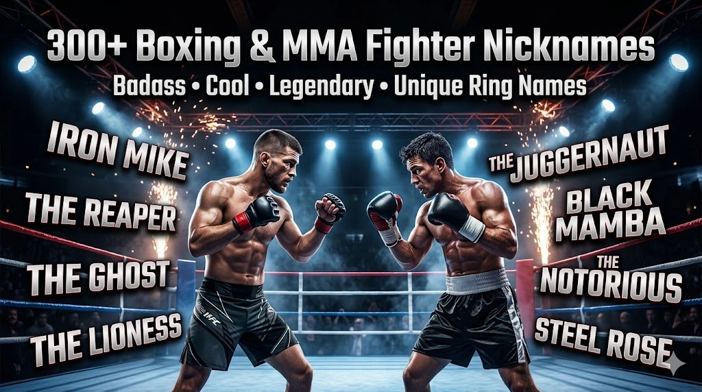 Boxing & MMA Fighter Nicknames