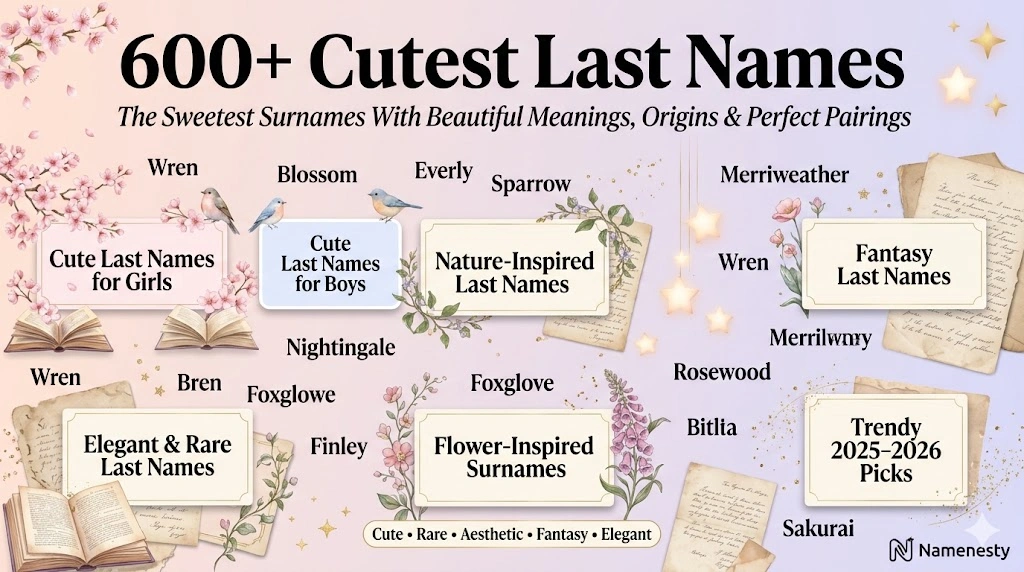 Cutest Last Names
