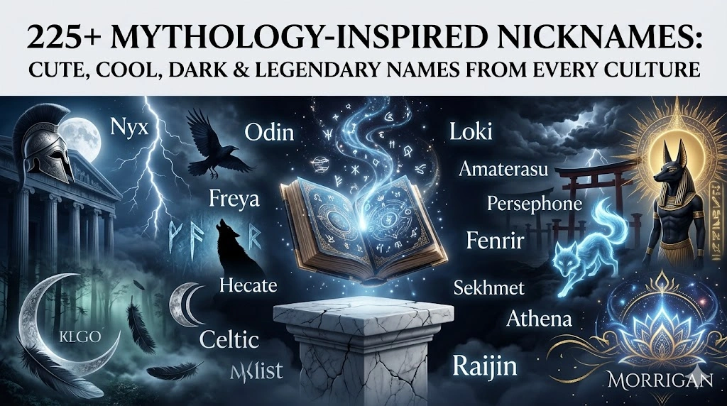 Mythology-Inspired Nicknames.