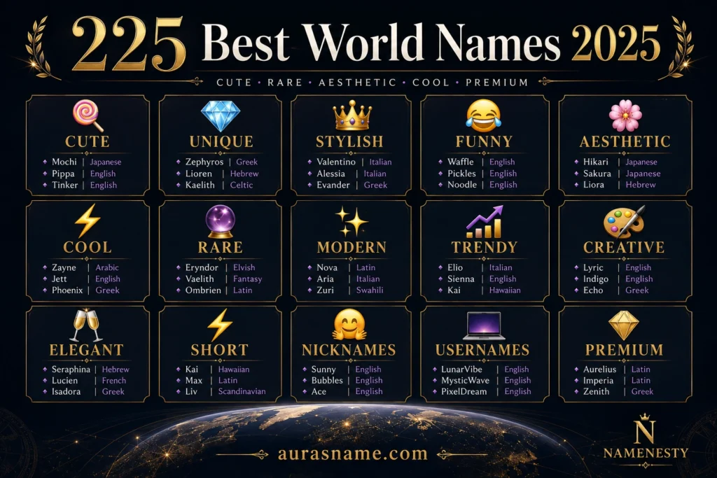 Best World Names 
