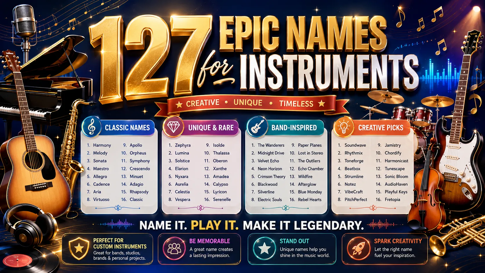 Names for Instruments