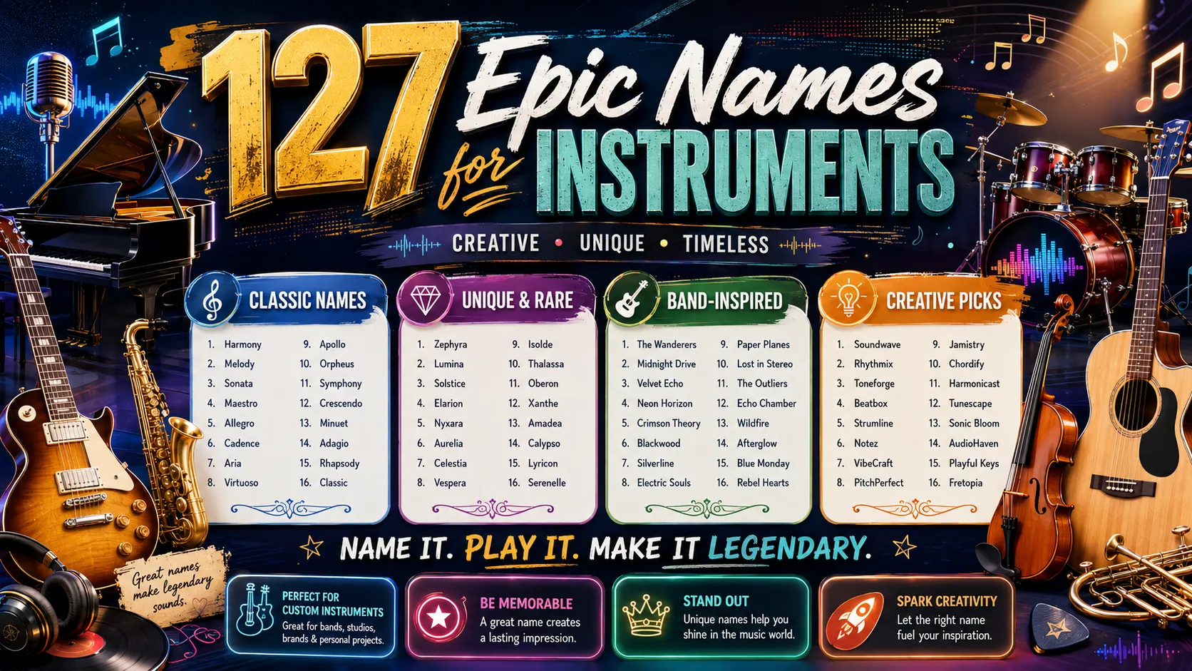 Names for Instruments