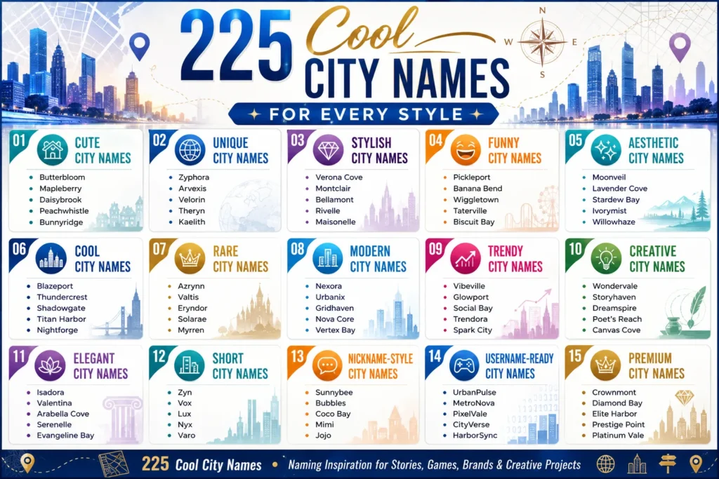 Cool City Names