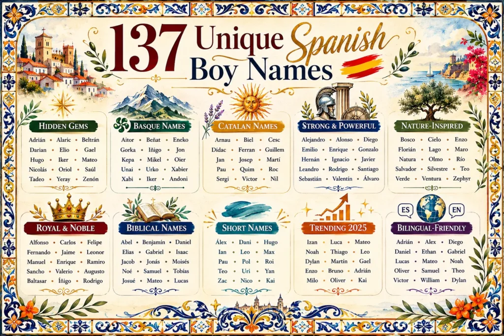 Unique Spanish Boy Names