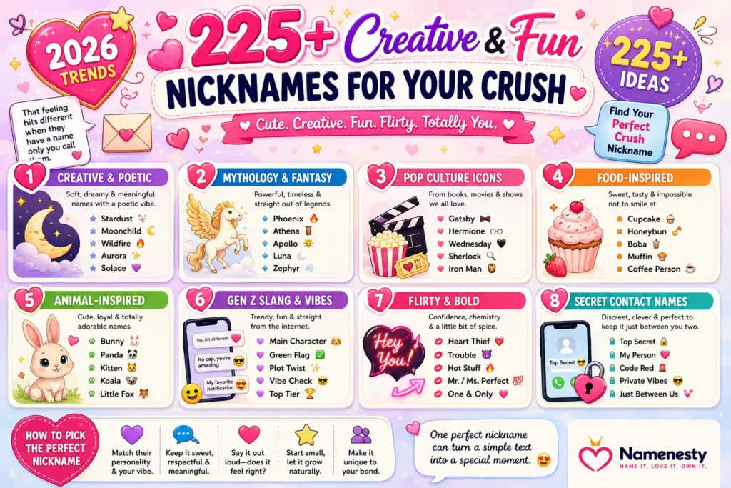 Creative and Fun Nicknames for Your Crush