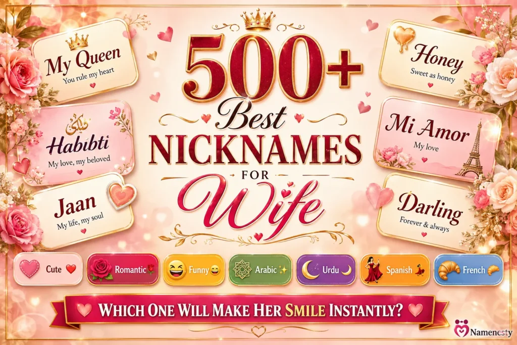 Nicknames for Wife