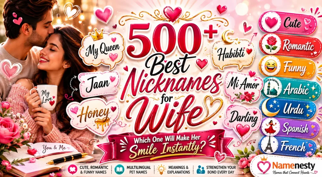 Nicknames for Wife