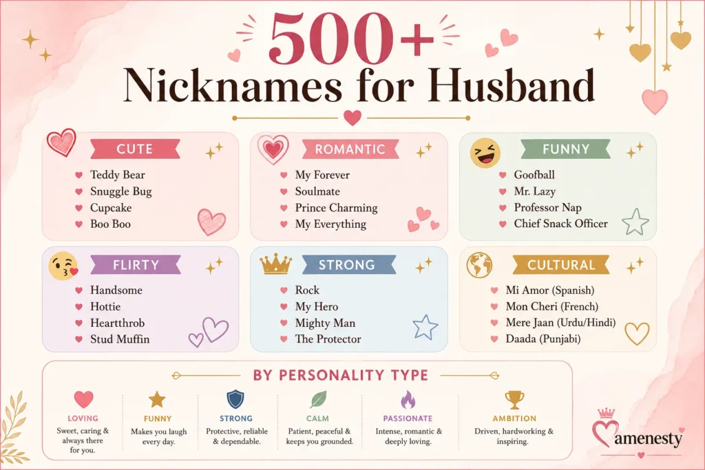 Nicknames for Husband