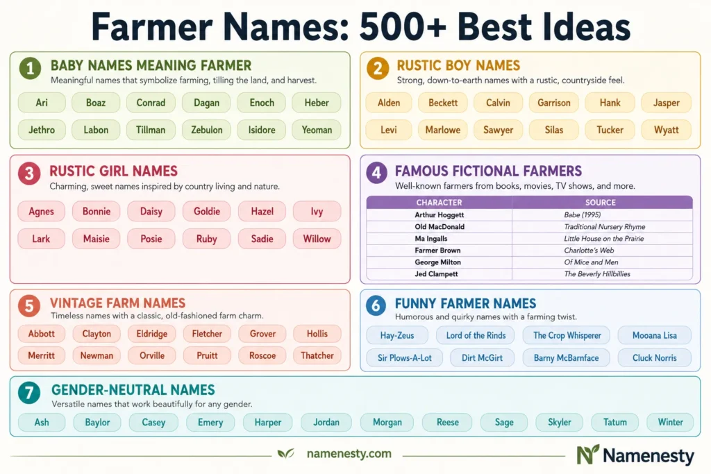 Farmer Names