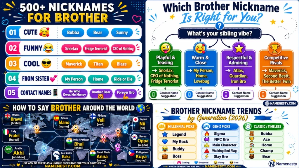 Nicknames for Brother