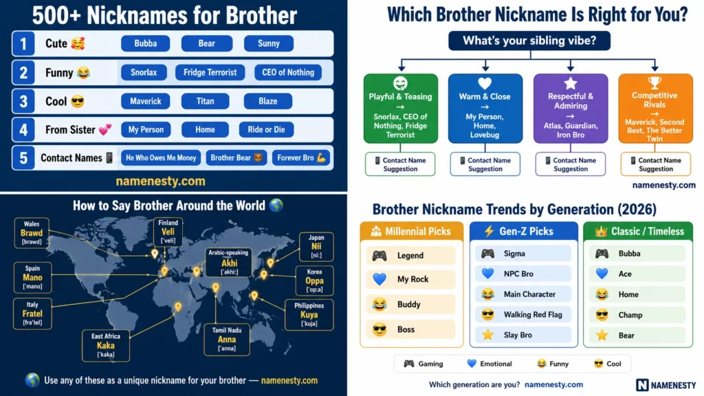 Nicknames for Brother