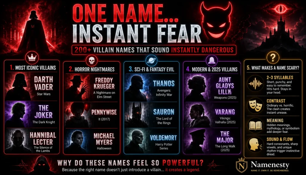Villain Names for Movies