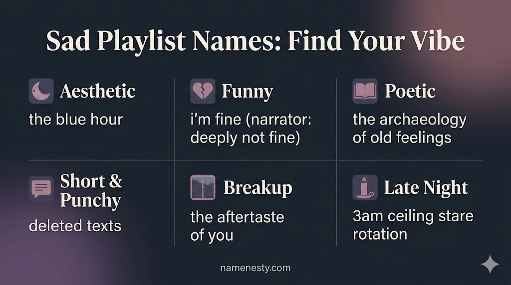 Sad Playlist Names