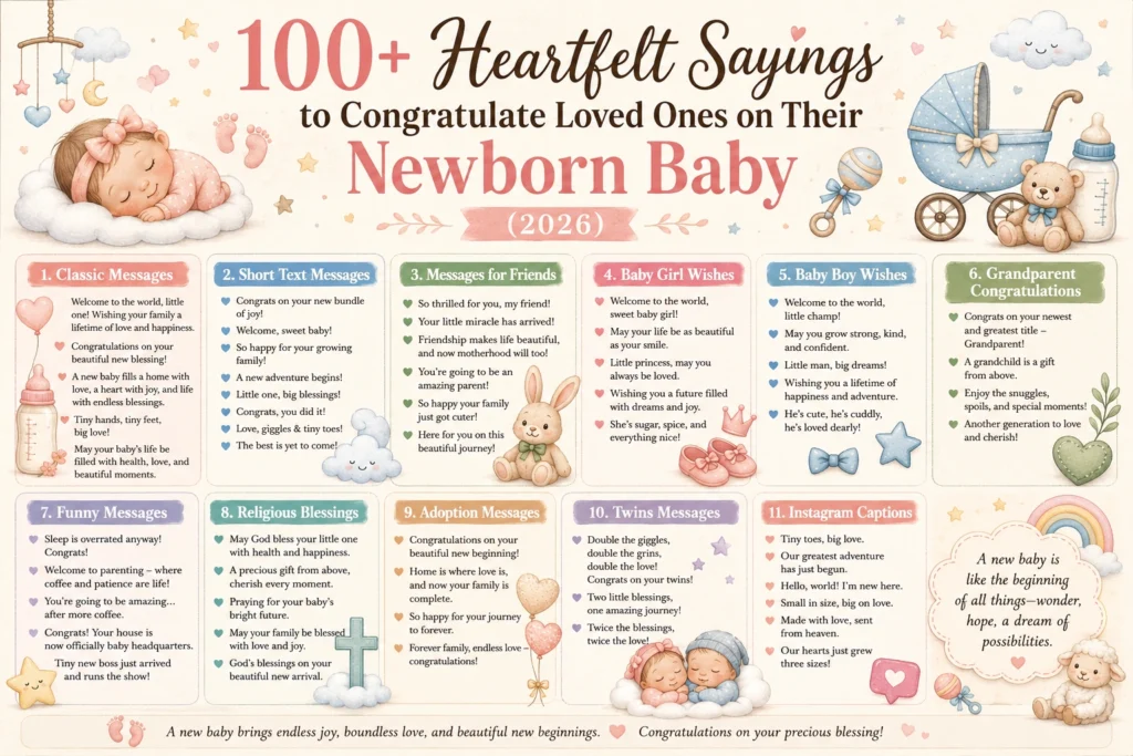  Heartfelt Baby Congratulations
