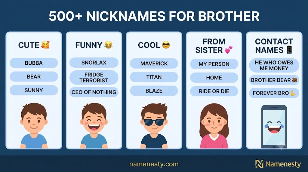 Nicknames for Brother