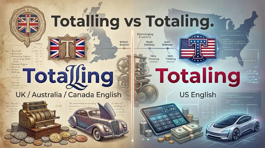 Totalling vs Totaling