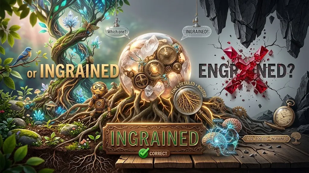 Ingrained or Engrained