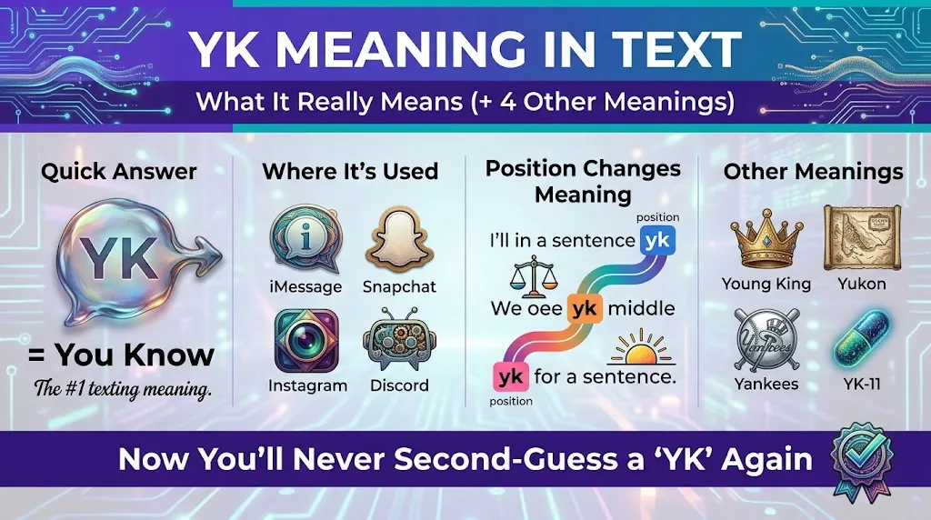 YK Meaning in Text 