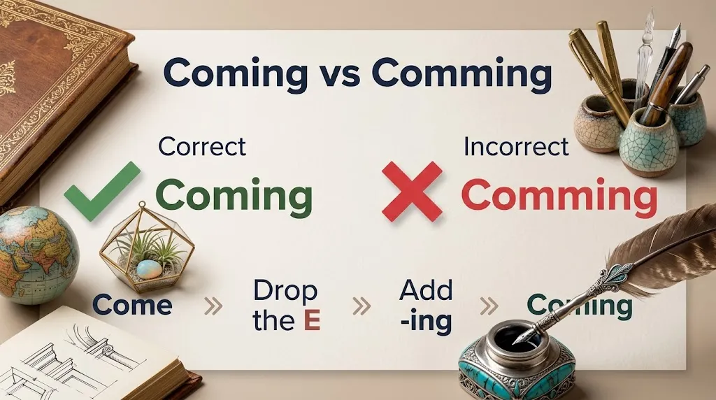 Coming vs Comming 