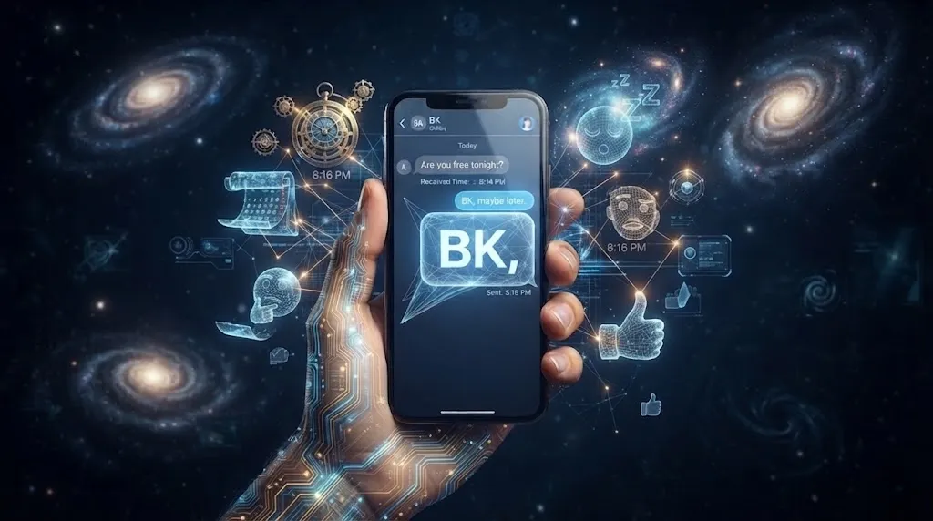 BK Meaning in Text