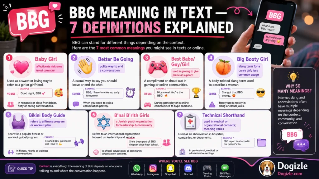 "BBG Meaning in Text 