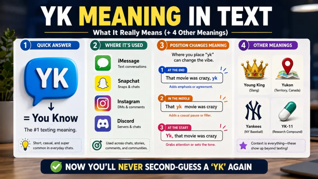 YK Meaning in Text 