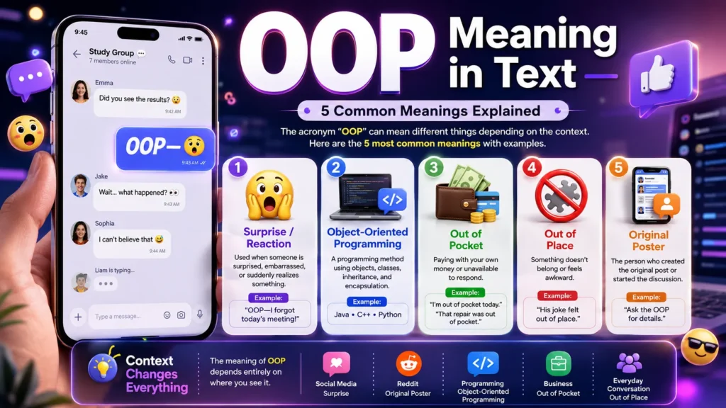 OOP Meaning in Text
