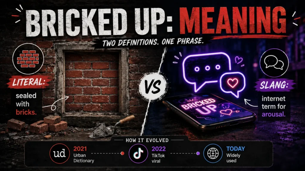  "Bricked Up" Mean