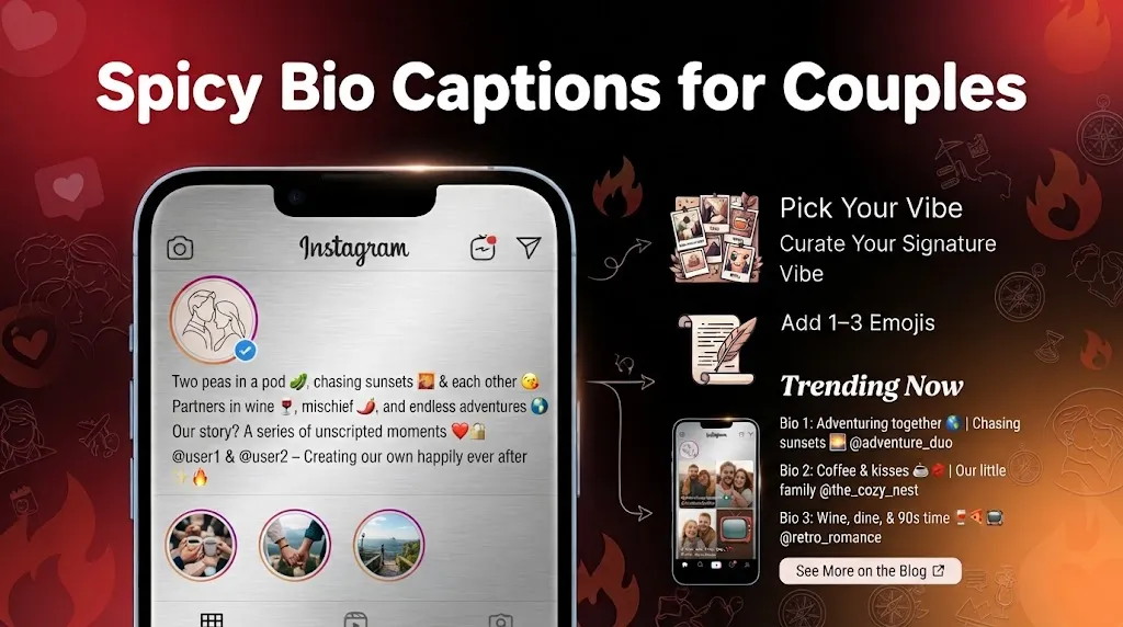 Spicy Bio Captions for Couples