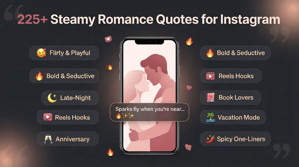 Steamy Romance Quotes for Instagram