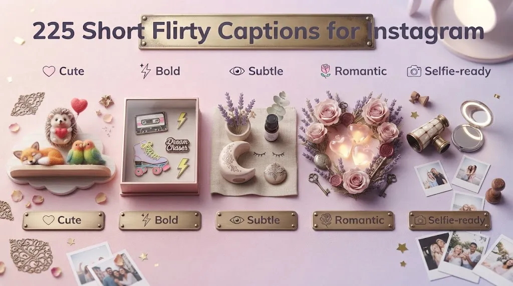 Short Flirty Captions for Instagram