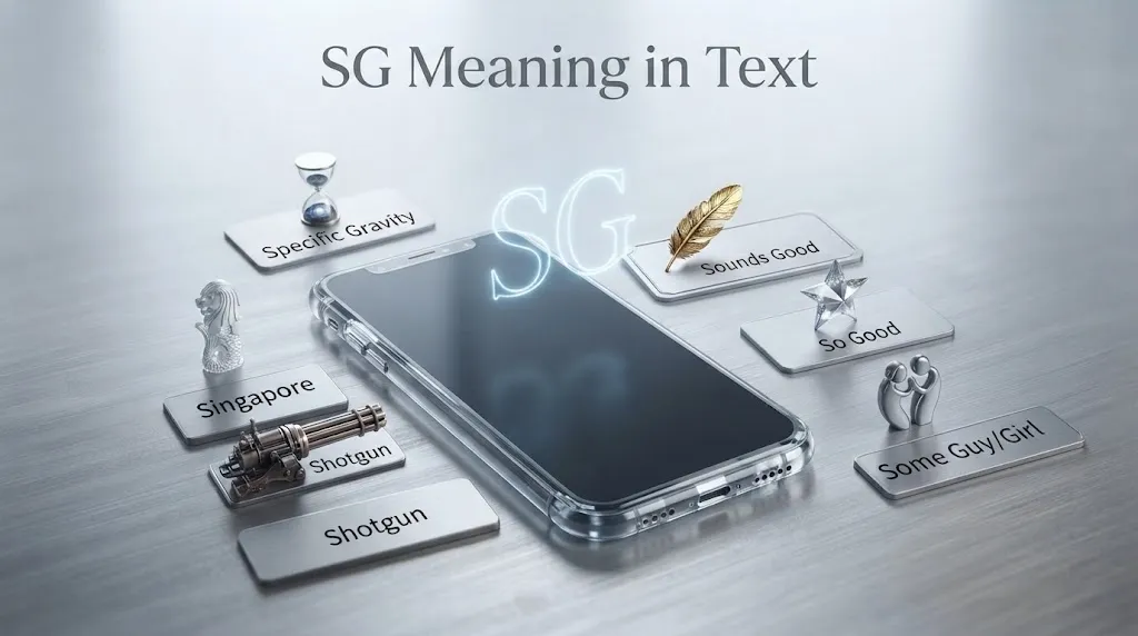  SG Meaning in Text