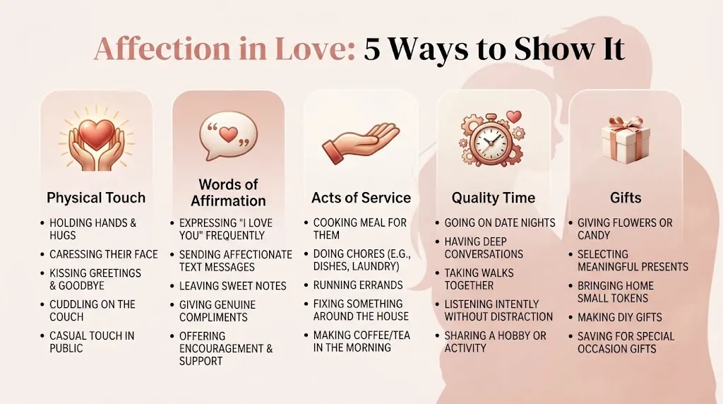 Affection in Love Captions