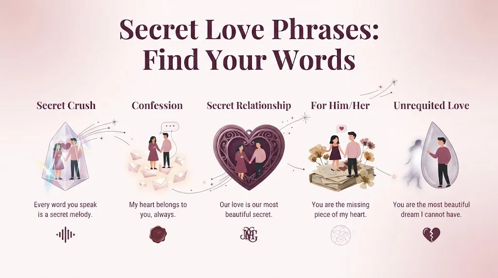 Secret Love Phrases