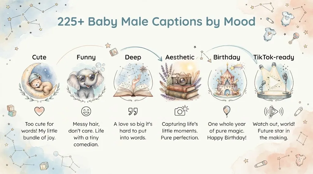 Baby Male Captions 