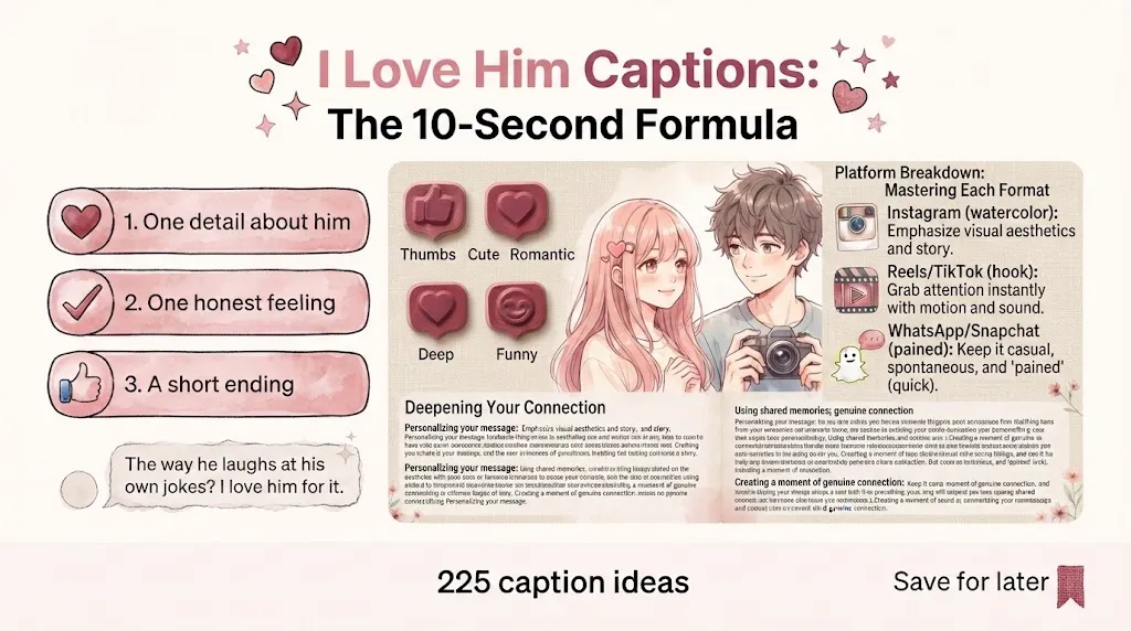 I Love Him Captions
